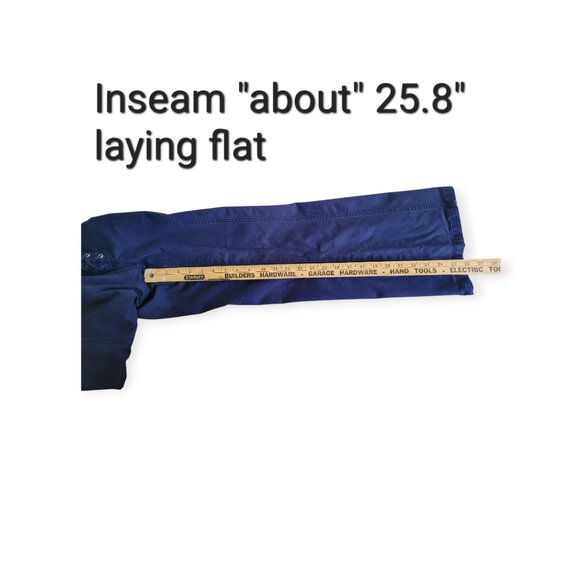 ALC Women's Kyle Lace Up Navy Wide Leg Ankle Pants size 4 - Picture 6 of 13